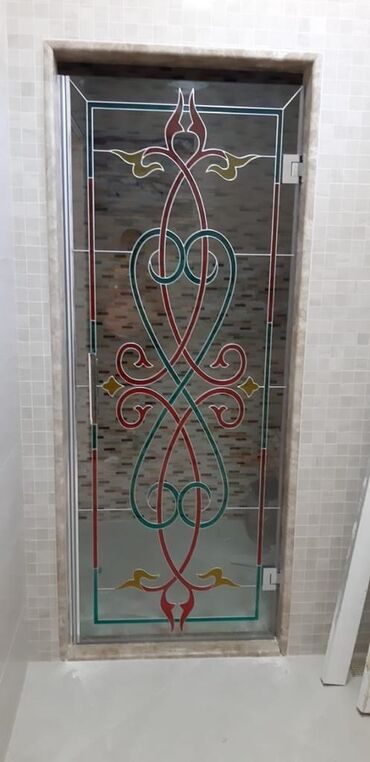 Duş kabinaları, arakəsmələr: Kvadratı 75 azndən başlayaraq istənilən ölçü və dizaynda duskabinlərin — 9