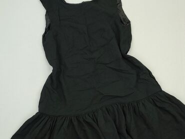 czarna rozkloszowana sukienki na wesele: Dress, S (EU 36), condition - Very good