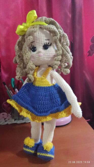 Защитные пленки и стекла: Əl işi toxunma kukla – amigurumi - Material: yumşaq akril/parça