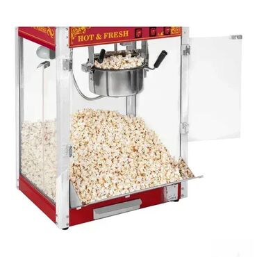aparati za filter kafu: Aparat za kokice – Mašina za kokice retro dizajn crvena 🍿 Mašina za