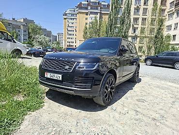 редж ровер: Range Rover Vogue, черный металлик, полный привод. Кузов и экстерьер — 3