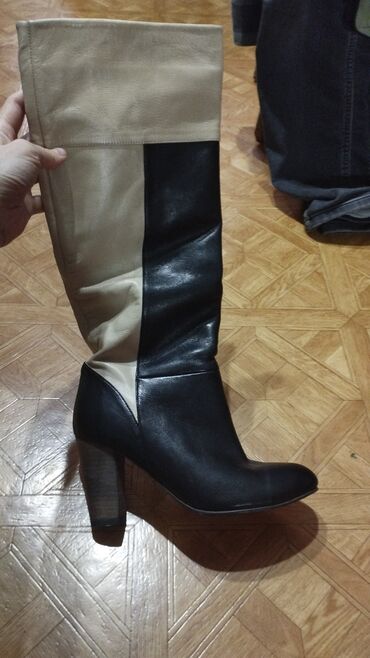 Женская обувь: Сапоги, 36, цвет - Черный, ABC