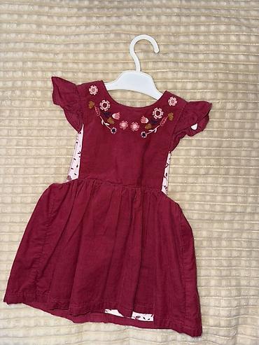 Qız uşağı üçün paltar 1 yash - Rəng: tünd qırmızı/bordo - Material lalafo.az -da — 2 Qız uşağı üçün paltar 1 yash - Rəng: tünd qırmızı/bordo - Material — 2