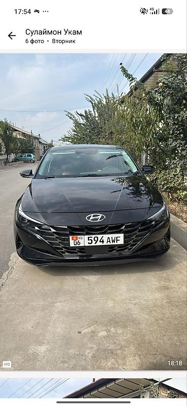 avalon 2017: Hyundai Avante: 2021 г., 1.6 л, Автомат, Бензин, Седан — 1