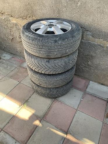 Disk təkərlər: 4 ədəd disklə birlikdə şin komplekti 15 lik 4 bolt diks teker satilir — 2