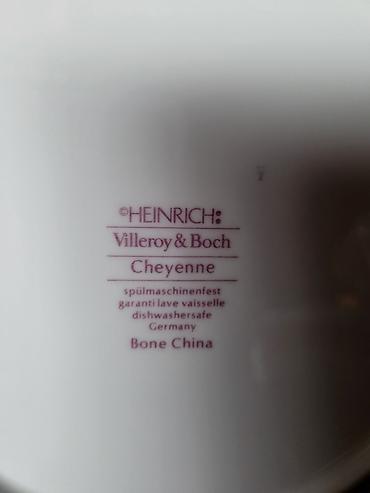 Ostali antikviteti: Tanjir Villeroy - Boch Nemacka. Tanjir plitak radjen od najfinijeg — 10