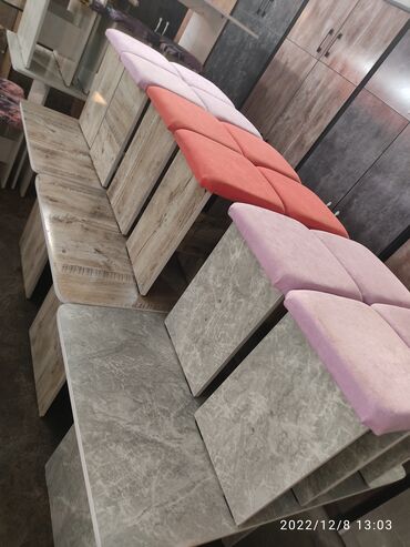 Кухонные столы и стулья: Кухонный стол и стул, Новый, Бесплатная доставка, цвет - Бежевый — 12