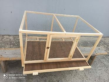 Животные: Teze yixilib uzunluq 90sm eni 60sm alti setka ustu surme padnoslu ve — 1