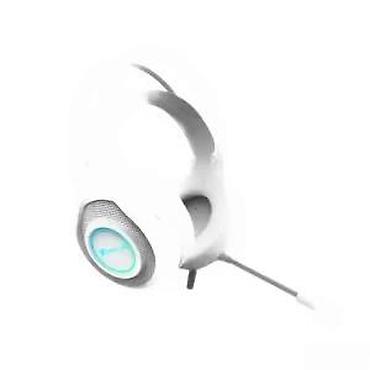 Zvučnici, slušalice i mikrofoni: Gaming slušalice sa mikrofonom – bela/siva - Preko-uvešne slušalice — 14