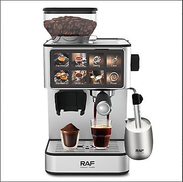 coffee maker: ☕ ПОЛУАВТОМАТИЧЕСКАЯ КОФЕМАШИНА RAF R0206 — ДВОЙНОЙ БОЙЛЕР, 20 BAR — 4
