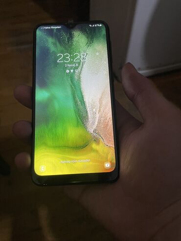 samsung a10 kabrolari: Samsung Galaxy A10, 32 GB, rəng - Mavi, Barmaq izi