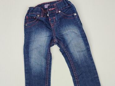 legginsy jeans allegro: Spodnie jeansowe, F&F, 12-18 m, stan - Dobry