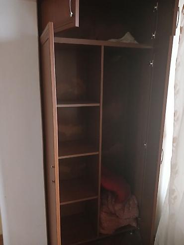 Ev üçün mebel: Künc tipli 2 hissəli qapalı şkaf dəsti - Material: ağac teksturalı — 5