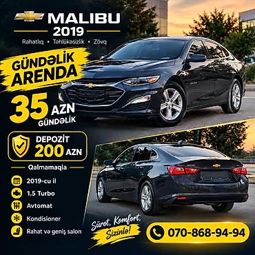 golf car satilir: Chevrolet Malibu: 1.5 l | 2019 il 240600 km Sedan — 1