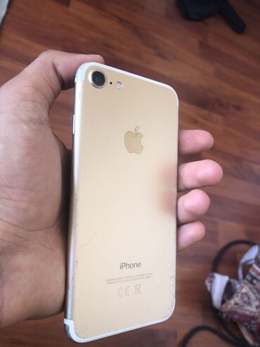 Apple iPhone: IPhone 7, 32 GB, Gümüşü, Zəmanət, Barmaq izi