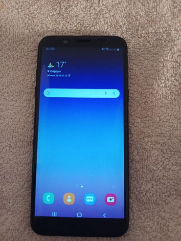 телефоны флай 4415: Samsung Galaxy A6, Б/у, 32 ГБ, цвет - Черный, 2 SIM