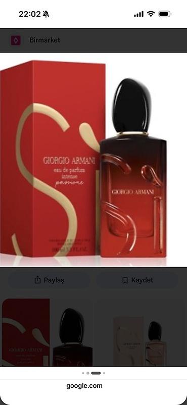 мех: Giorgio Armani Sì Passione Eau de Parfum – qadın ətiri - Növ: Eau de — 1