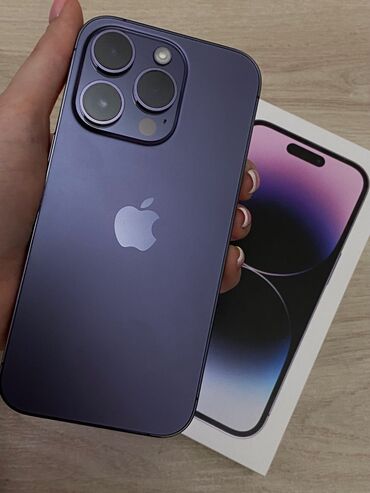 işlənmiş iphone kreditlə: IPhone 14 Pro Max, 512 GB, Deep Purple, Face ID