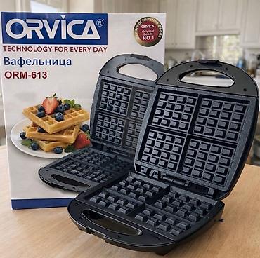 ORVICA ORM-613 vafli aparatı - Güc: 1000 W - Eyni vaxtda 4 kvadrat