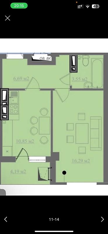 Продажа квартир: 1 комната, 42 м², ул. Горького / Алматинка Элитка, 10 этаж, Дизайнерский ремонт — 8