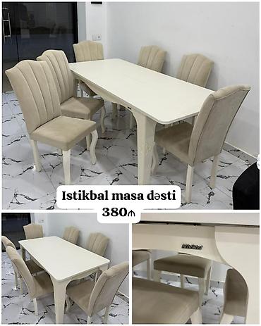 Istikbal masa dəsti satılır 380₼. Açılır. Ünvan Savalan. Fatimə99