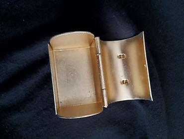 Сундуки: Metal miniatür sandıq – zərgərlik/qutu 1970 ci illerin,4.5 sm uzunluğu — 3