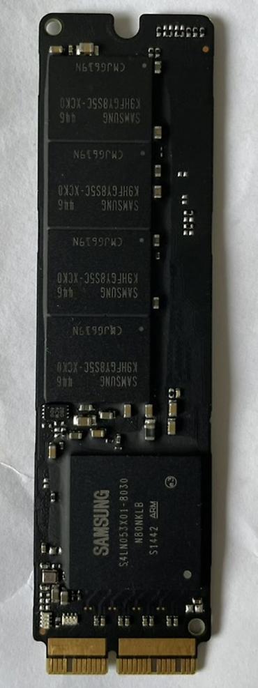 ddr4 ecc: SSD для Apple (шина PCIe/AHCI) - Модель: Samsung MZ-JPU256T/0A6 - — 2