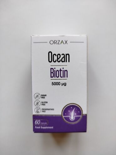 Витамины и БАДы: OCEAN 
BIOTIN от выпадения волос хорошо помогает