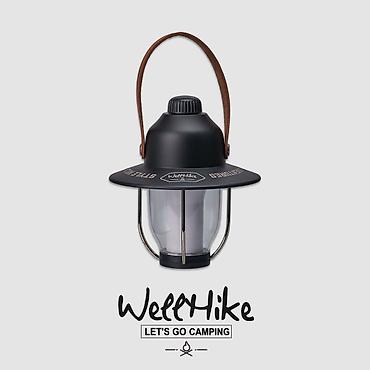 smart light фонарь: Кемпинговый светильник WellHike - Компактный ретро-лантер для походов — 1