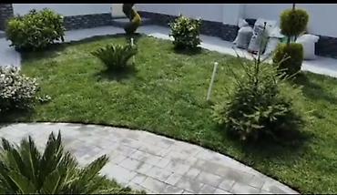 Landşaft işləri: Landşaft dizaynı və qazon salınması xidməti - Həyətyanı sahələrin tam — 2