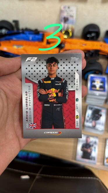 Kolleksiya kartları: Topps Formula 1 Resmi Kartlar, Qiymetler kartlarin uzerinde qeyd — 7