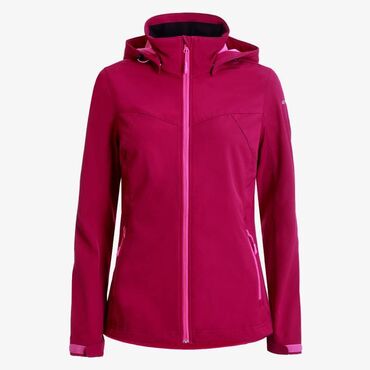 pamuk sa elastinom udobn: Icepeak BRENHAM softshell ženska crna/pink jakna vel.36 NOVO ORIGINAL