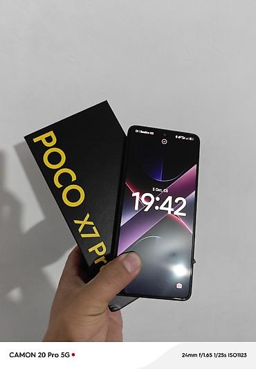 Poco X7 Pro, Б/у, 256 ГБ, цвет - Черный, 2 SIM