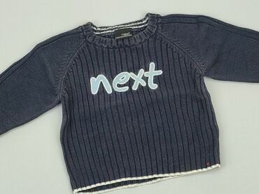 sweterek z nadrukiem: Sweter, Next, 3-6 m, stan - Dobry