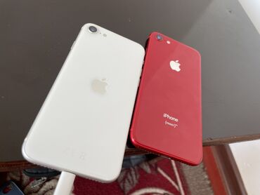 mi 9 se: IPhone SE, Б/у, 128 ГБ, Красный, Защитное стекло, Чехол, Кабель, 100 %