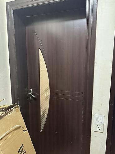 qapi mdf: Müasir dizaynlı daxili qapı - Material: tünd ağac teksturalı — 5