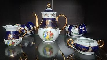 caydan caynik: Çay dəsti, rəng - Ağ, Farfor — 4