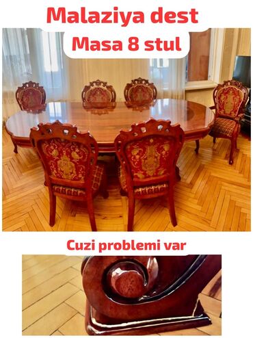 стол студент: Masa və oturacaqlar.altında cuzi problemi var