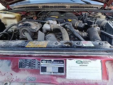 turbo az zil dizel: Land Rover Discovery I, qırmızı rəng, 5 qapı, 7 yerlik salonlu SUV — 4