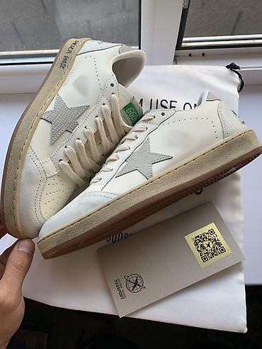 кеды оптом: Мужские кроссовки, 39, 40, 41, Golden Goose, Новый, цвет - Белый, Самовывоз, Бесплатная доставка, Платная доставка — 3