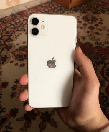 Apple iPhone: IPhone 11, Б/у, 64 ГБ, Белый, 100 %