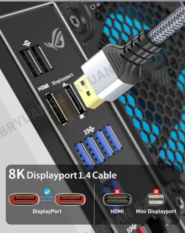 Druga oprema za računare i laptopove: 8K Displayport kabel DP1.4 144Hz 165Hz Video Audio kabel na lalafo.rs — 3 Druga oprema za računare i laptopove: 8K Displayport kabel DP1.4 144Hz 165Hz Video Audio kabel — 3