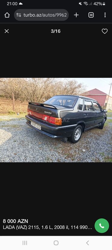 VAZ (LADA): LADA Samara sedan - Kuzov: 4 qapılı sedan, tünd rəng - Mühərrik və — 15