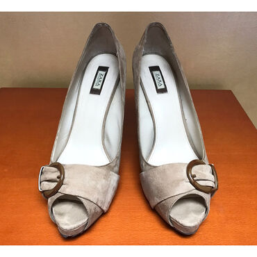 narandzasta haljina i cipele: Salonke, Zara, 41