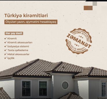 Profnastil: Dam örtükləri və aksesuarları - Cəmi 3 AZN-dən başlayan qiymətlərlə - — 12