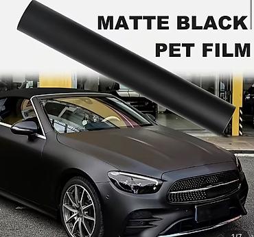 lining pantera: Матовая пленка, цвет: матовый черный pet размер: ширина рулона 1м — 4
