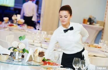 gence iş elanlari 2023: Ofisiant tələb olunur, Restoran, Gündəlik ödəniş, 18-29 yaş, 1-2 illik təcrübə