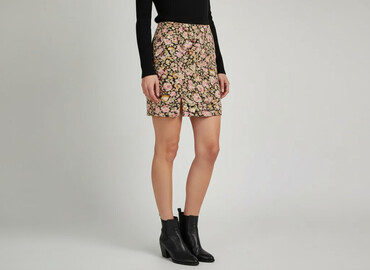spódniczka z wysokim stanem rozkloszowane: Amisu, Women`s skirt, size S