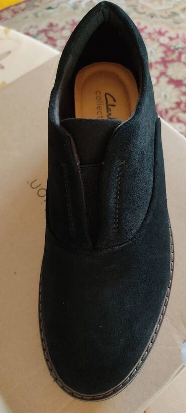 осенний обувь: Батильондор Clarks, 40, түсү - Кара