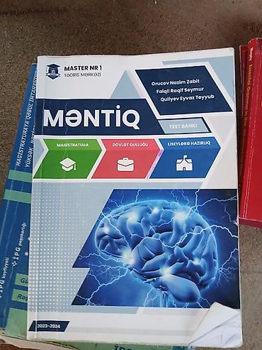 Testlər: Məntiq üzrə hazırlıq üçün 3 kitablıq dəst 1) “Məntiq – Test Bankı” — 1